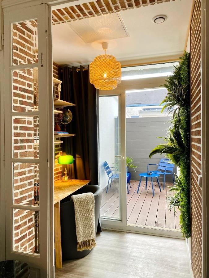 Escale Boheme - Terrasse En Centre-Ville - Gare Amiens Esterno foto