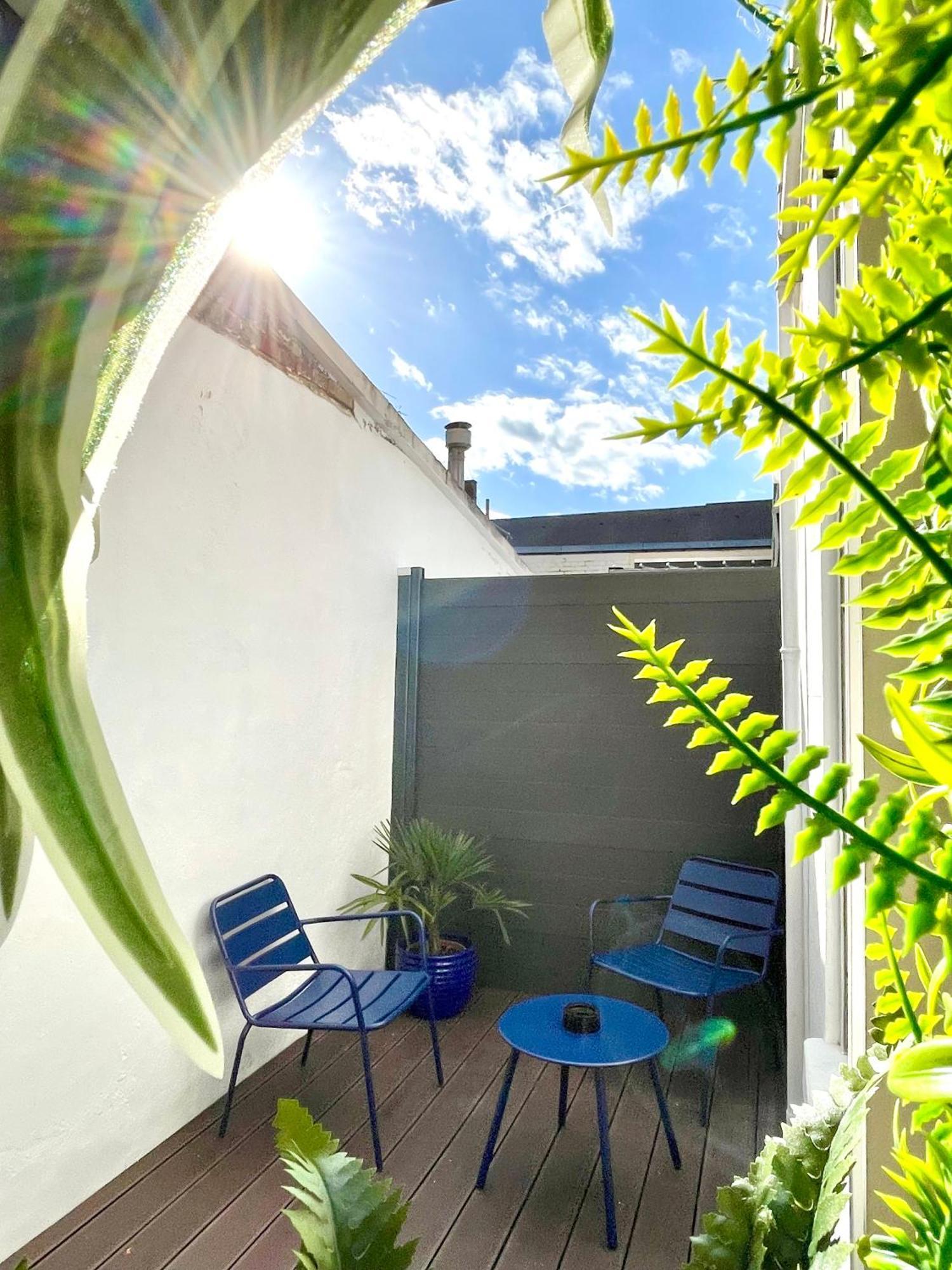 Escale Boheme - Terrasse En Centre-Ville - Gare Amiens Esterno foto